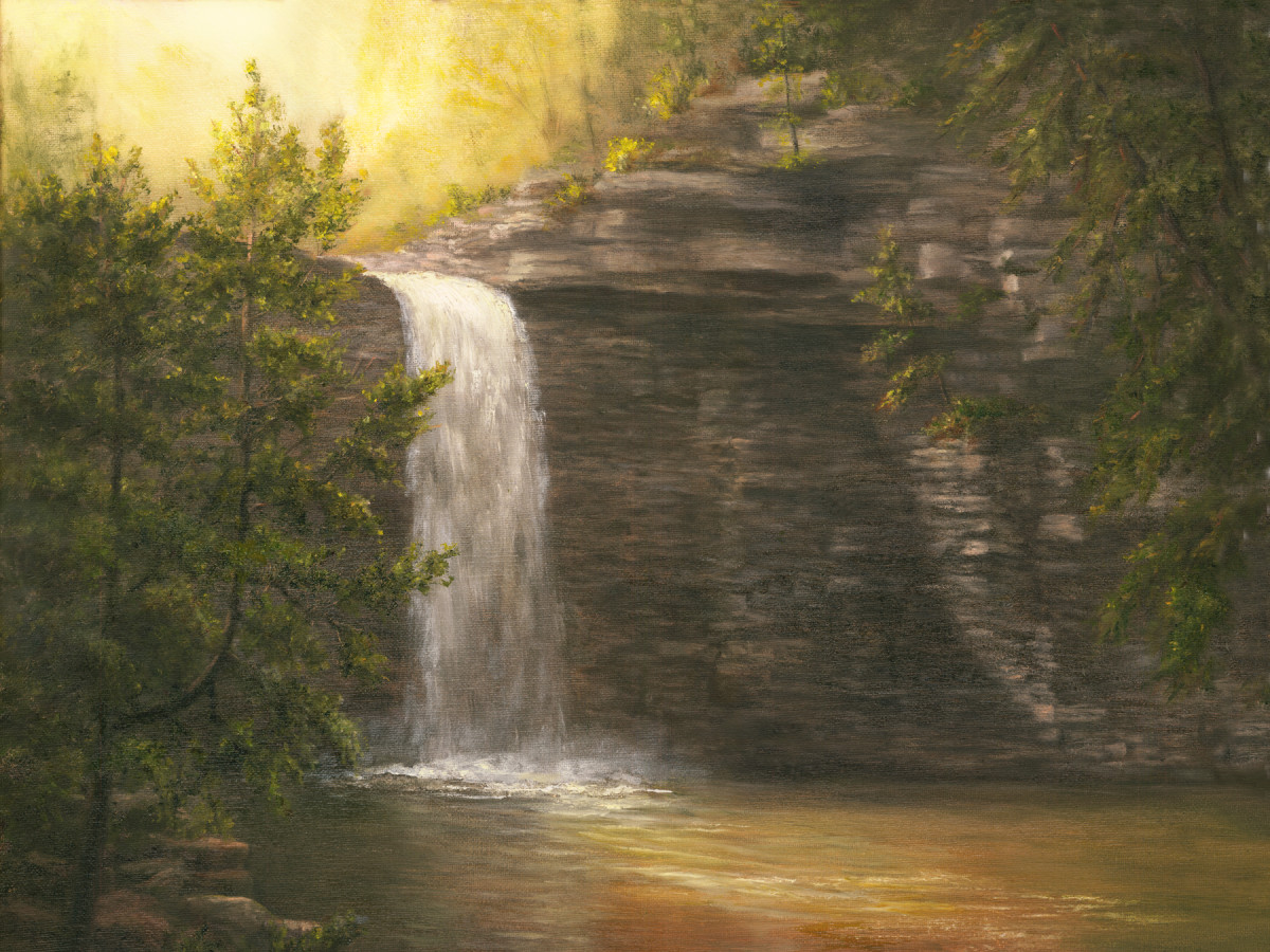 Awosting Falls- Spring by Tarryl Gabel 