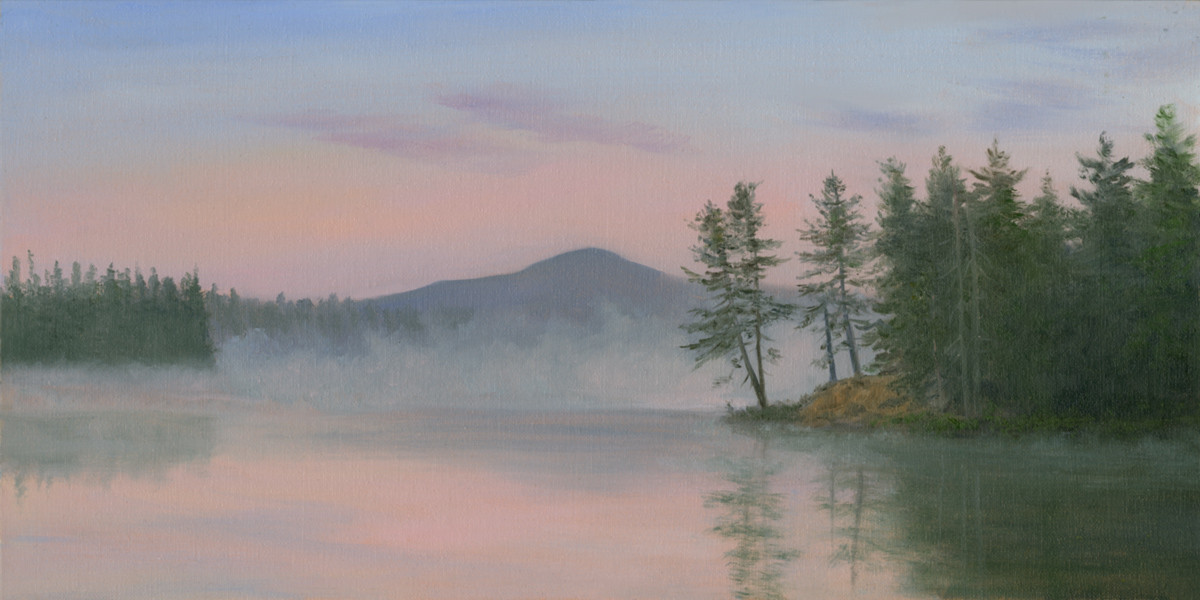 Pink Sunrise, Barnum Brook Pond by Tarryl Gabel 