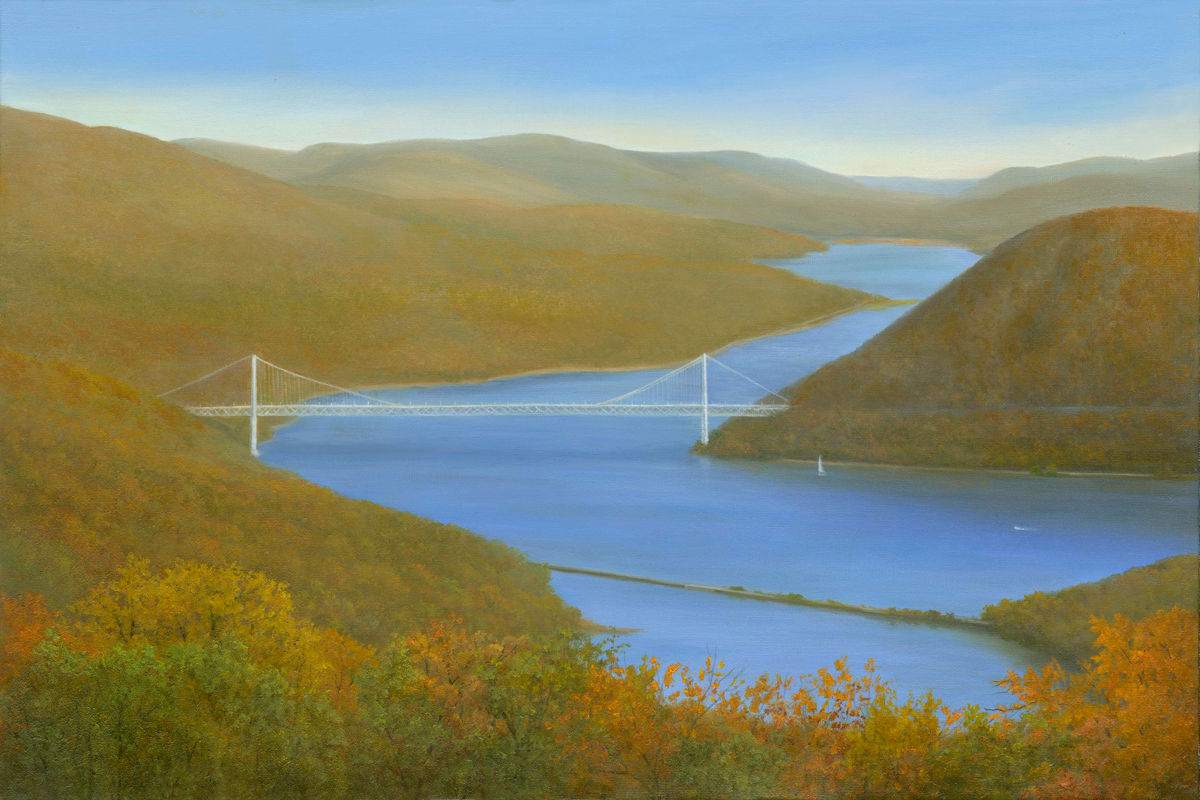 Vista with the Bear Mountain Bridge, Image 1.