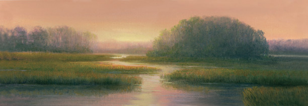 Sundown in the Marsh by Tarryl Gabel 