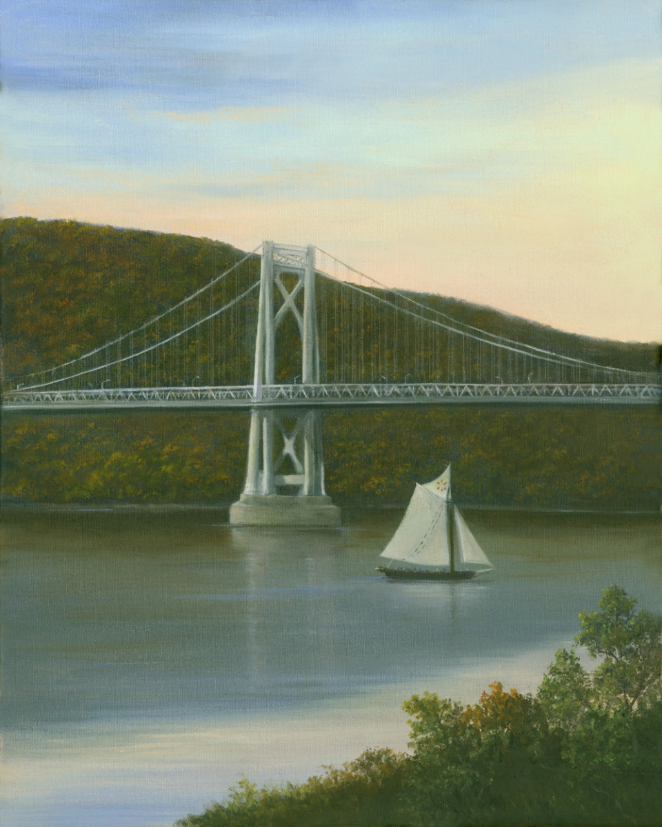 Poughkeepsie Bridge- Clearwater by Tarryl Gabel 