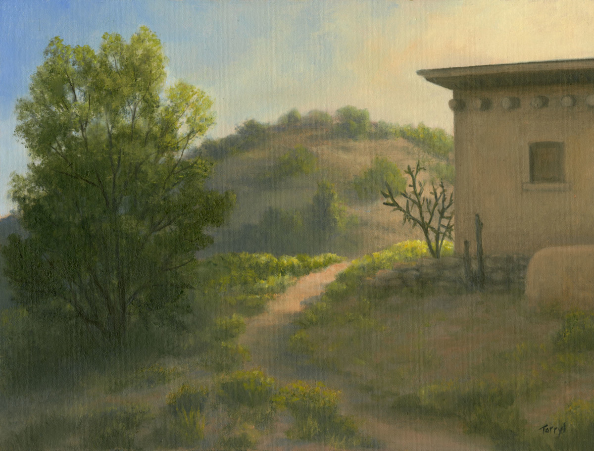 Chimayo, late afternoon by Tarryl Gabel 