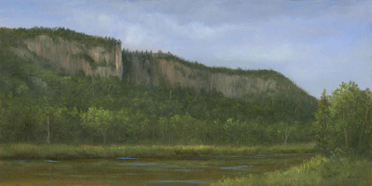 Cliffs along River Road, Adirondacks by Tarryl Gabel 