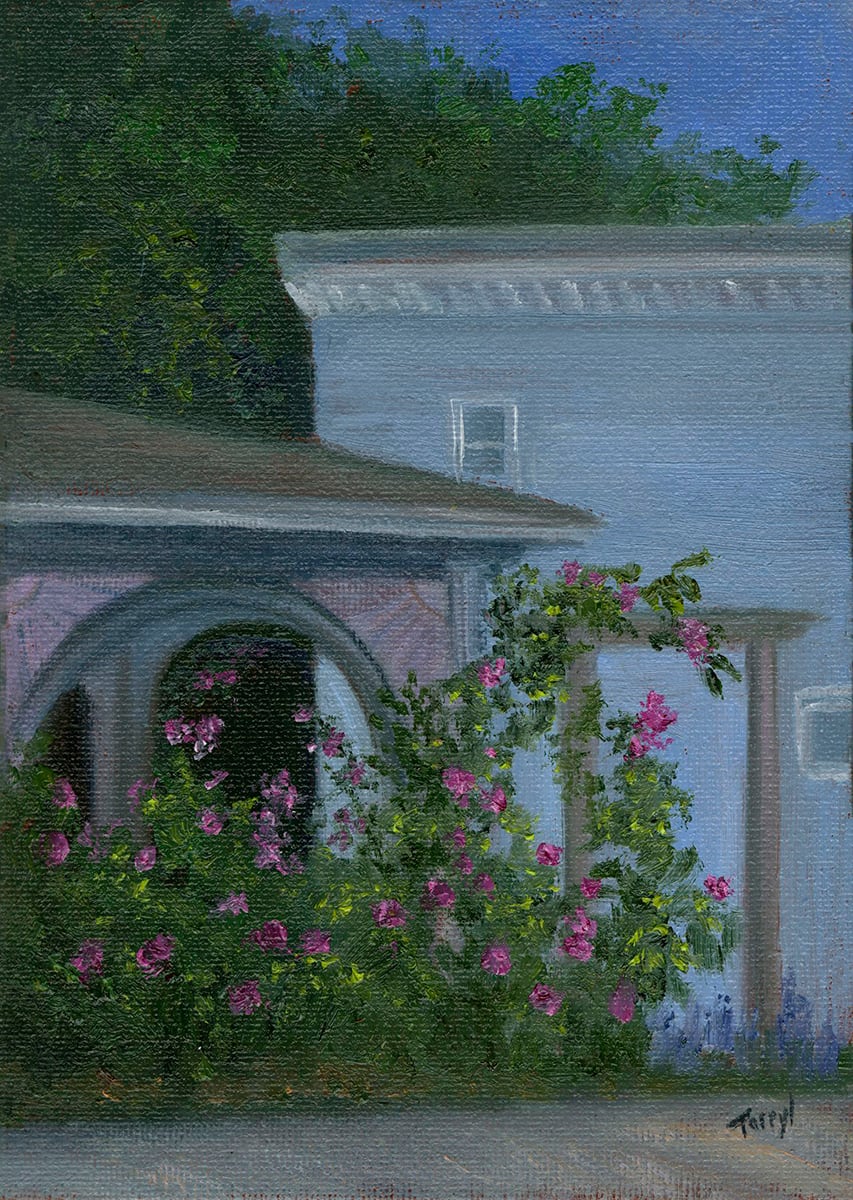 Climbing Roses by Tarryl Gabel 