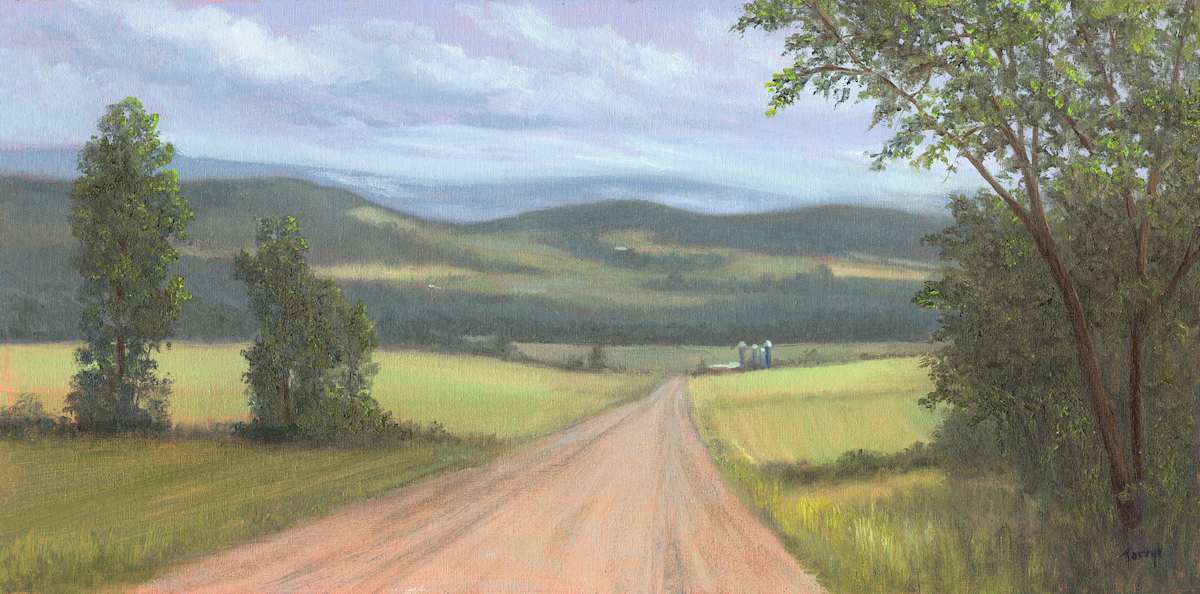 Down a Country Road by Tarryl Gabel 
