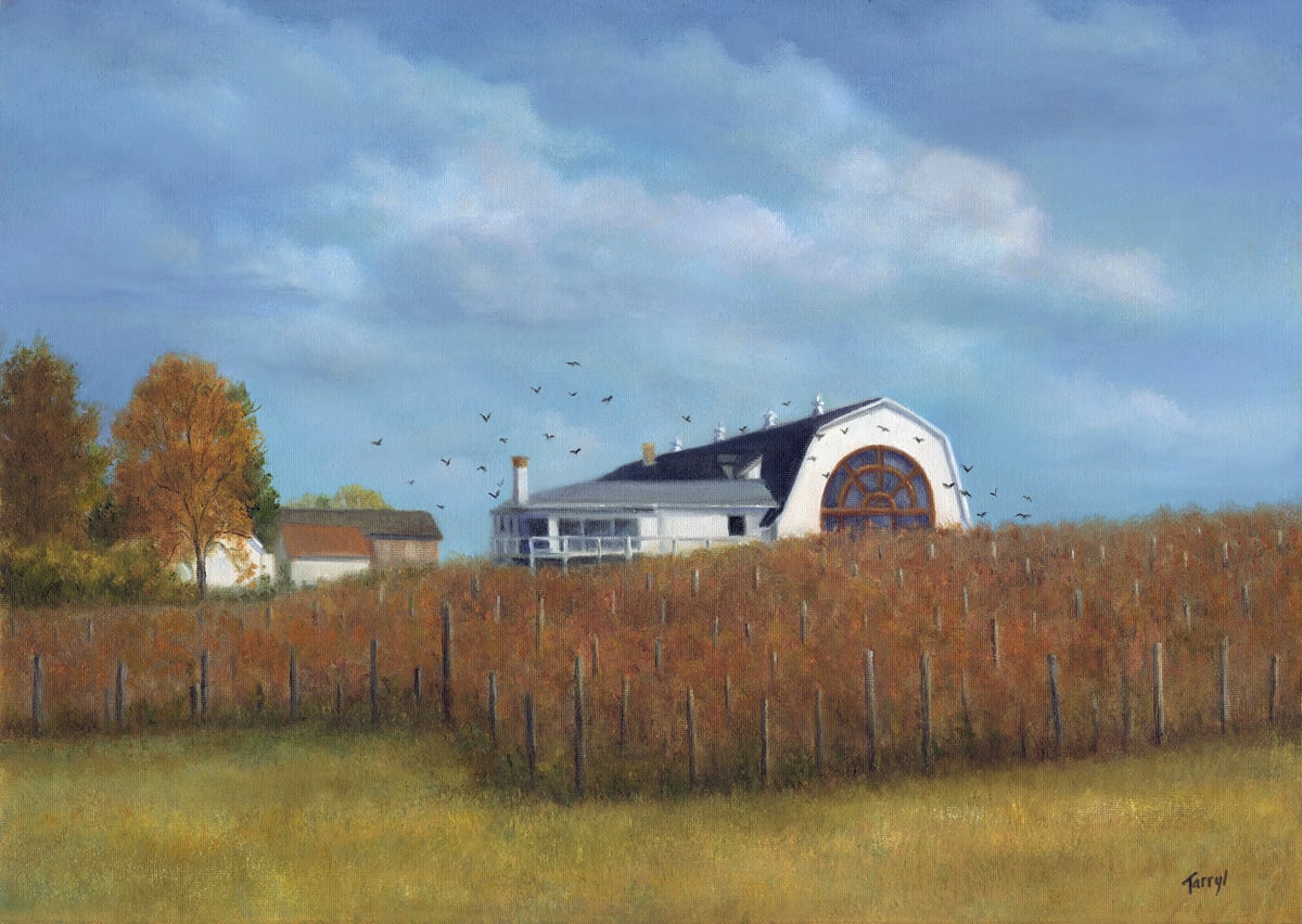 Fall in the Vinyard, Millbrook Winery by Tarryl Gabel, Image 1.