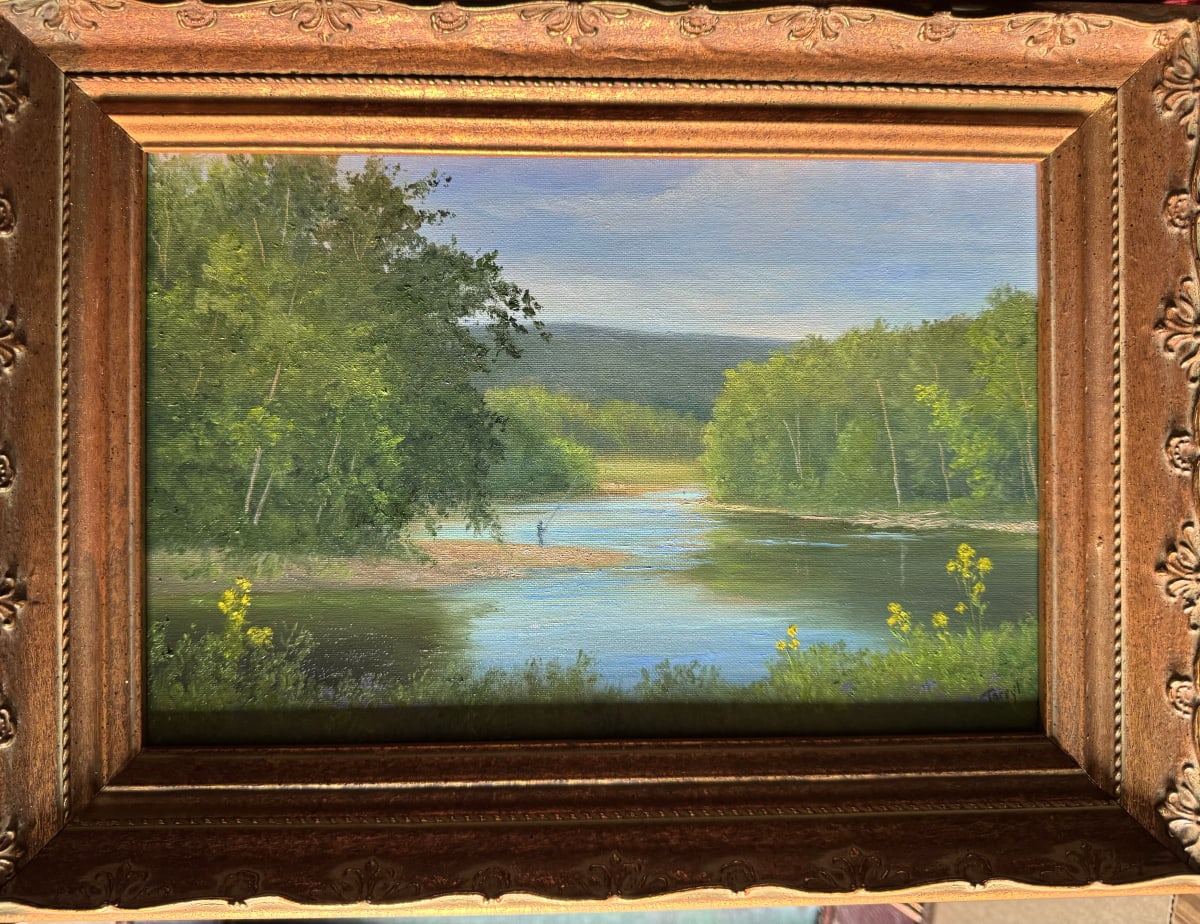 Fishing the Ausable by Tarryl Gabel 