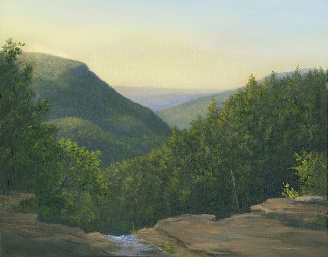 View from the top of Haines Falls, Catskills by Tarryl Gabel 