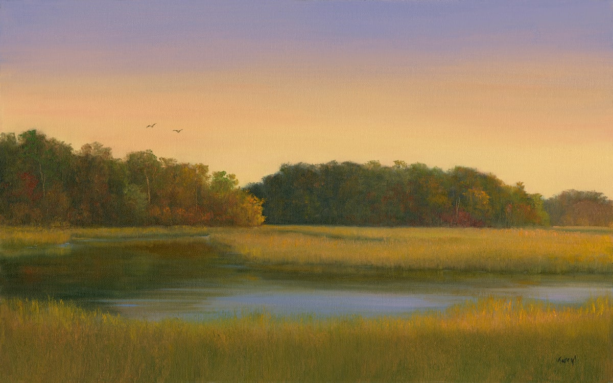 Sunset over Harwich Marsh, Image 1.