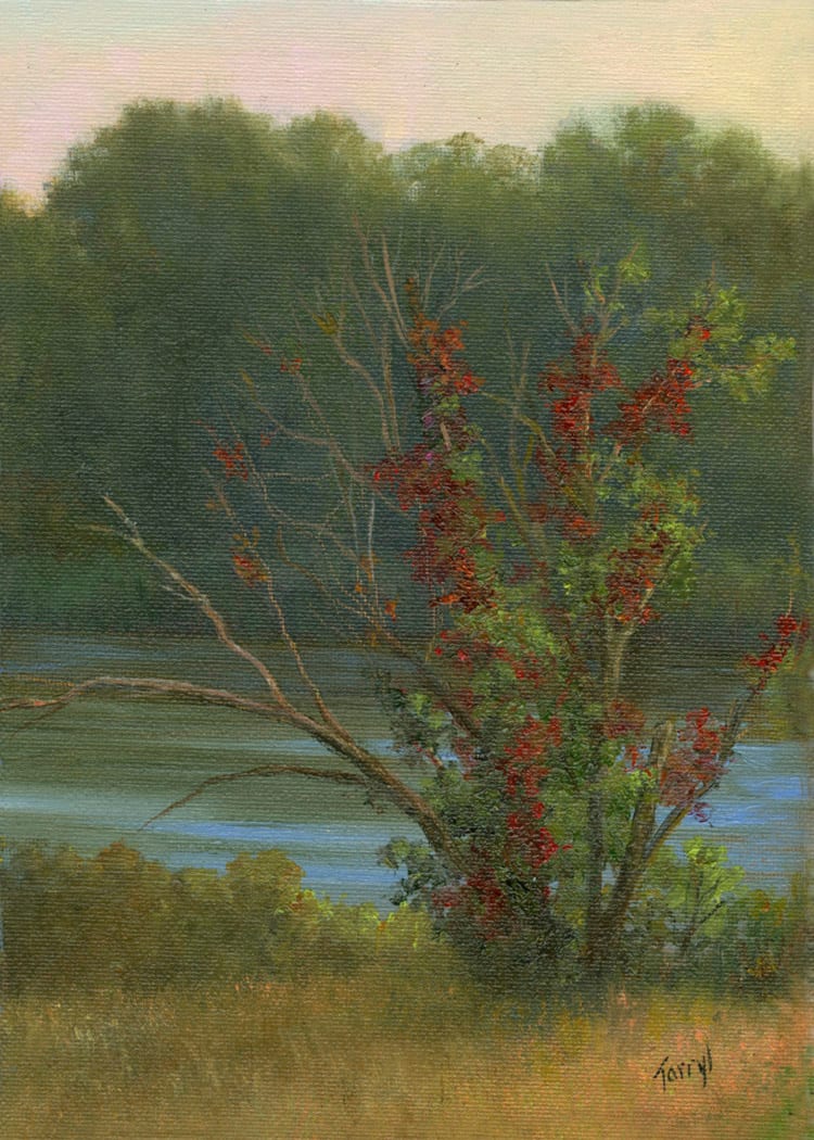 Red Ivy along the River by Tarryl Gabel, Image 2.
