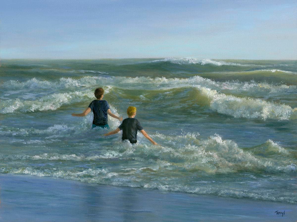 Jumping Waves by Tarryl Gabel 