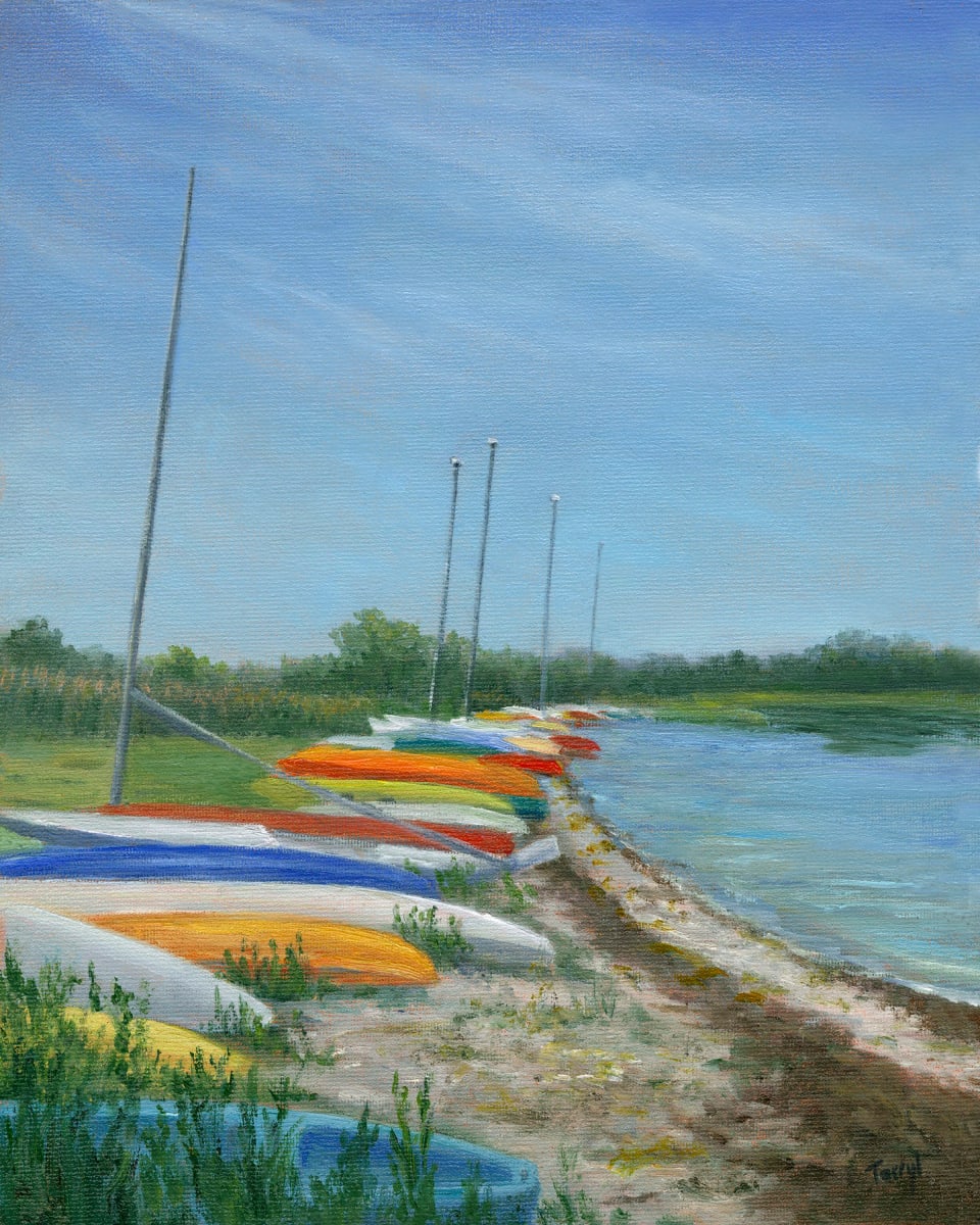 Kissed by the tide- LBI boats by Tarryl Gabel 