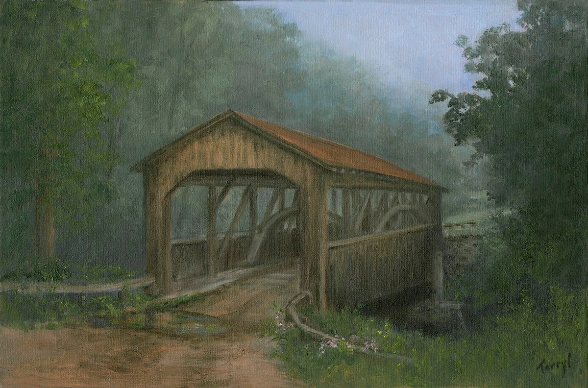 Knapp Covered Bridge- PA by Tarryl Gabel 