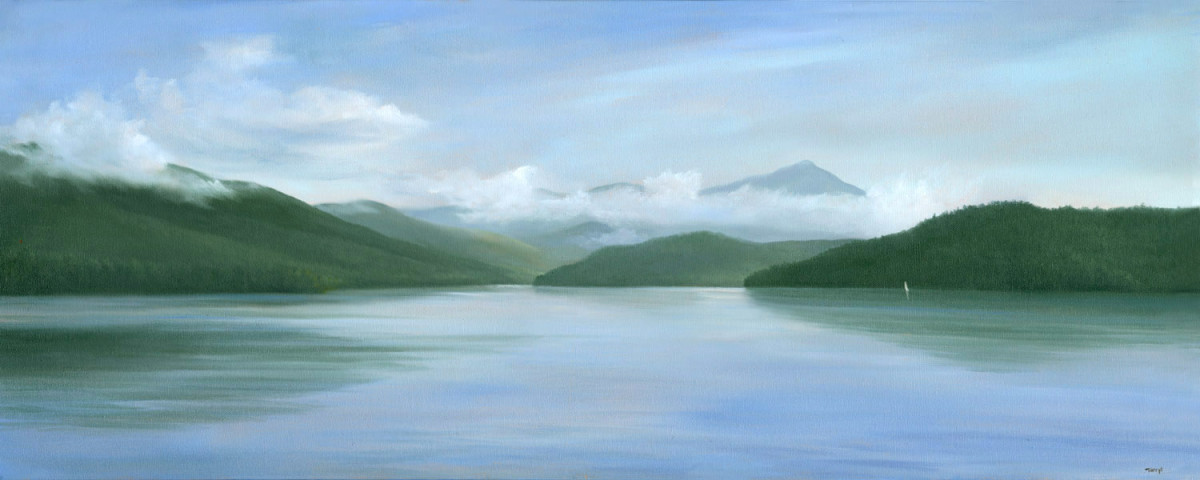 Lake Placid Reflections, from the Lake Placid Lodge by Tarryl Gabel 