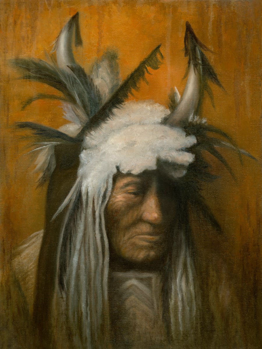 Lean Wolf, Hidatsa Chief by Tarryl Gabel, Image 1.