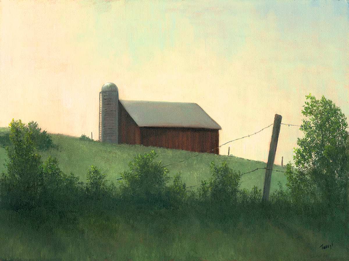 Backlit Barn by Tarryl Gabel 
