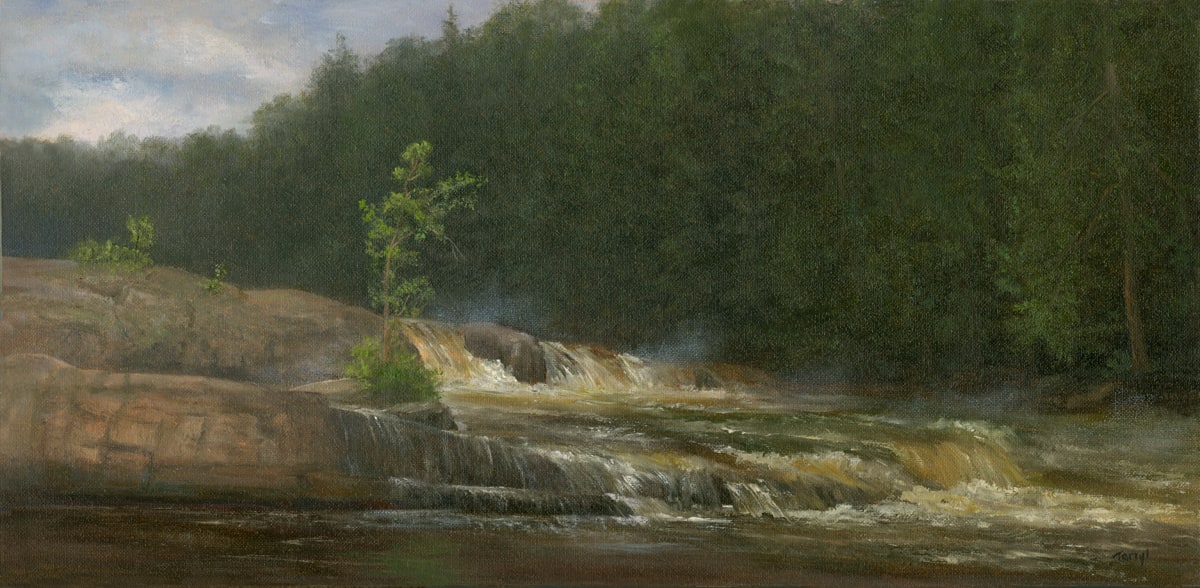 Lower Falls, St. Regis River 