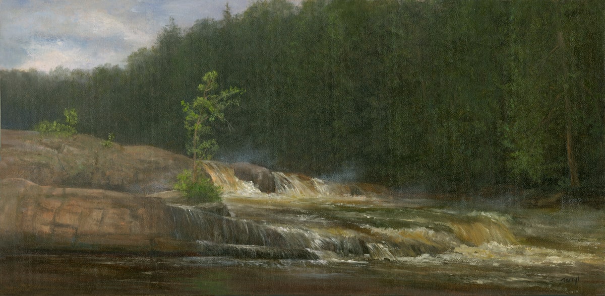 Lower Falls, St. Regis River, Image 1.
