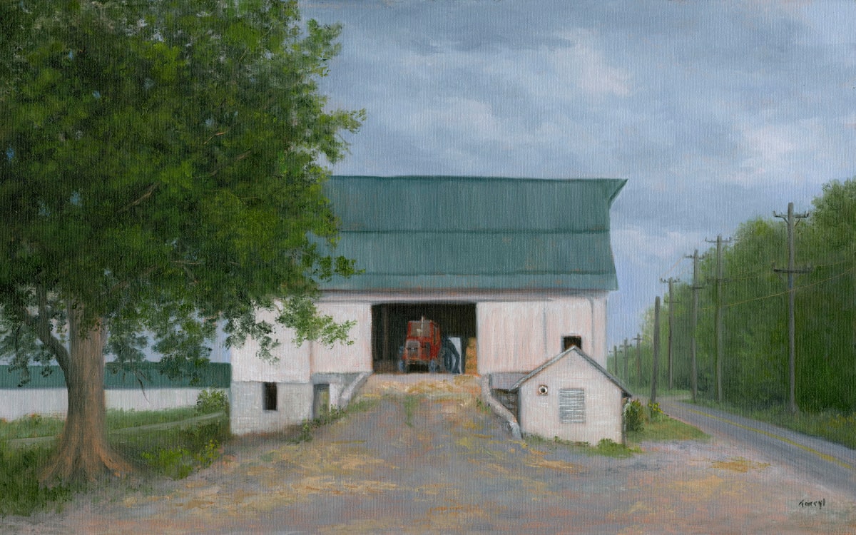 Miller Farm, Baling Season by Tarryl Gabel 