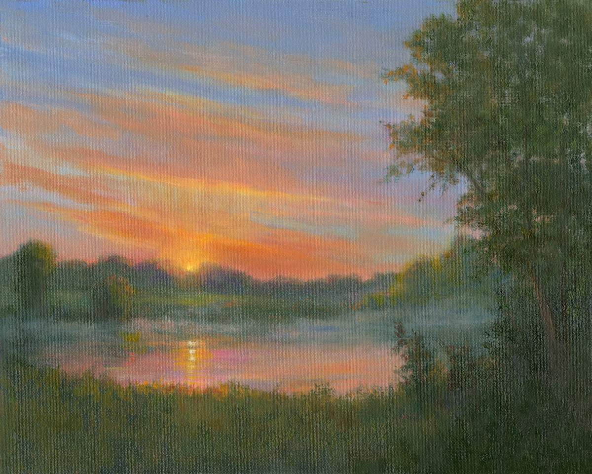 Misty Sunrise by Tarryl Gabel, Image 1.