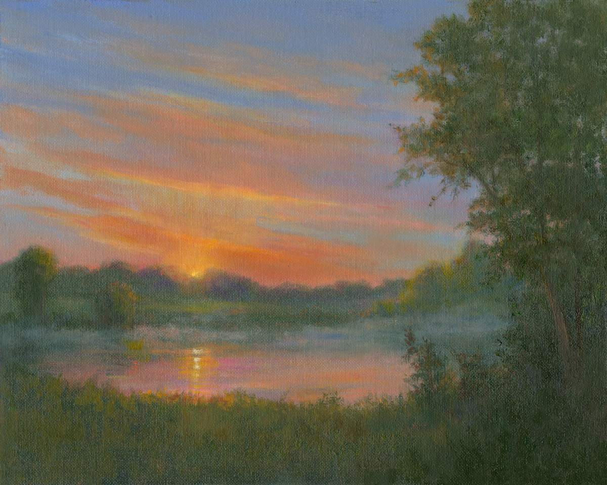 Misty Sunrise by Tarryl Gabel 