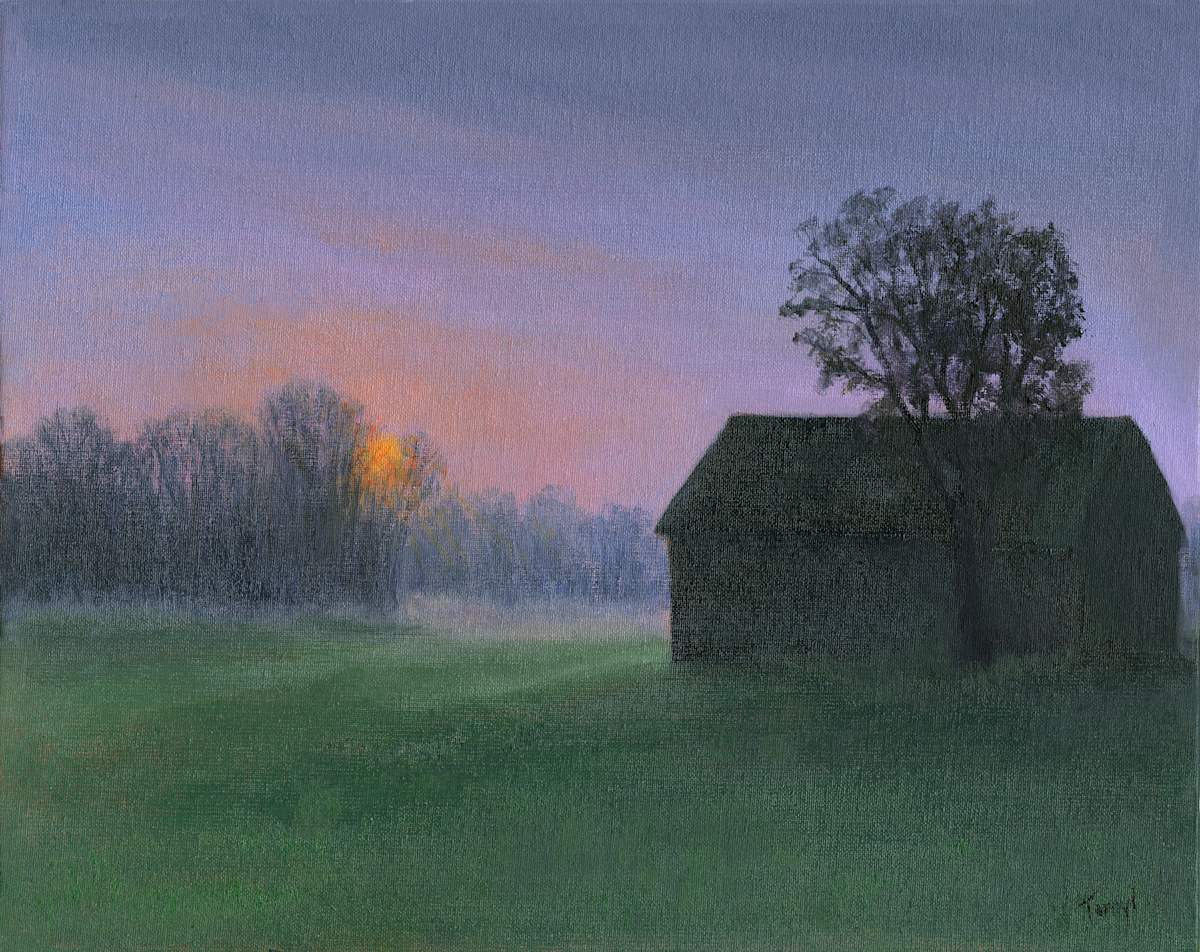 MIsty Lavendar Sunrise by Tarryl Gabel, Image 1.