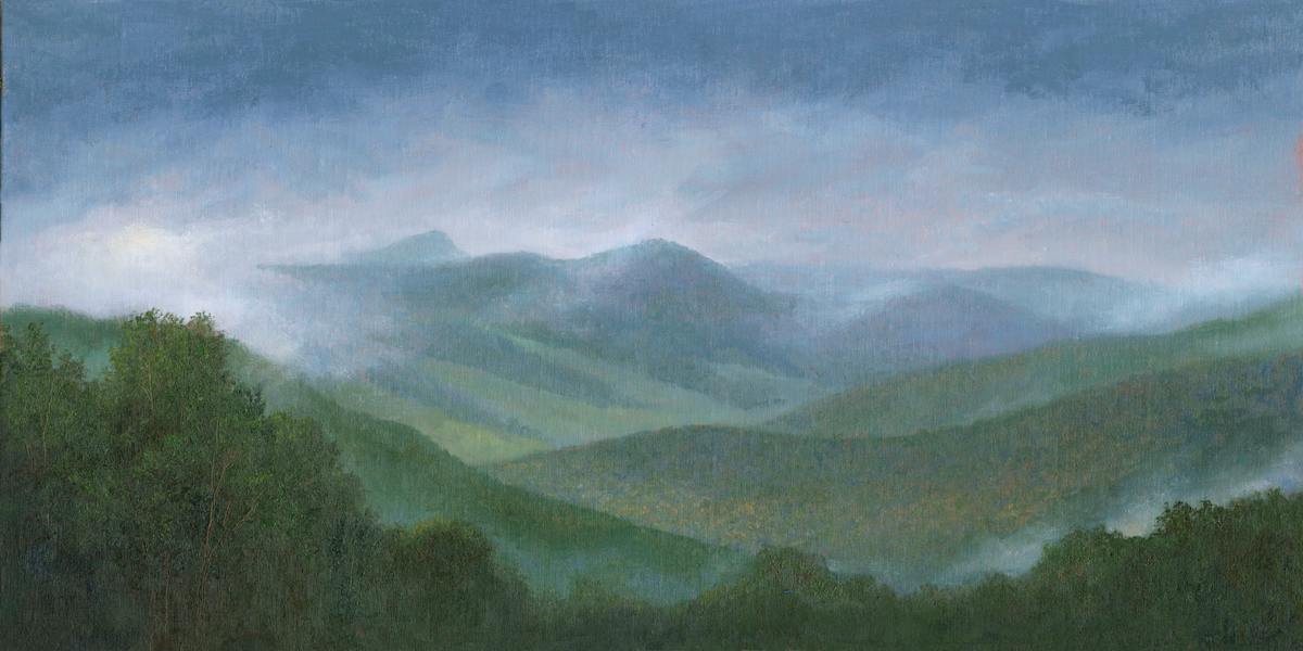 Misty Blue Ridge Parkway by Tarryl Gabel 