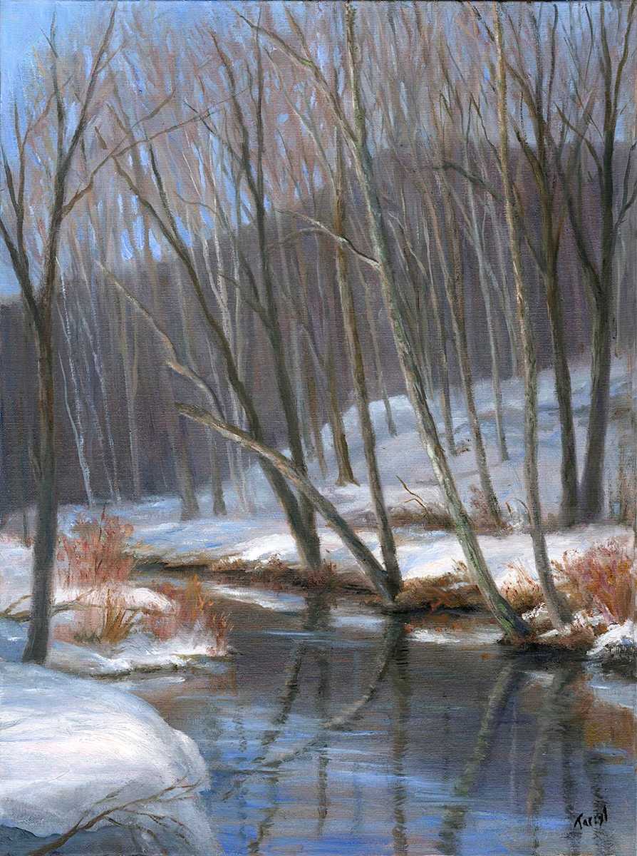 Thawing Mountain Stream by Tarryl Gabel, Image 1.