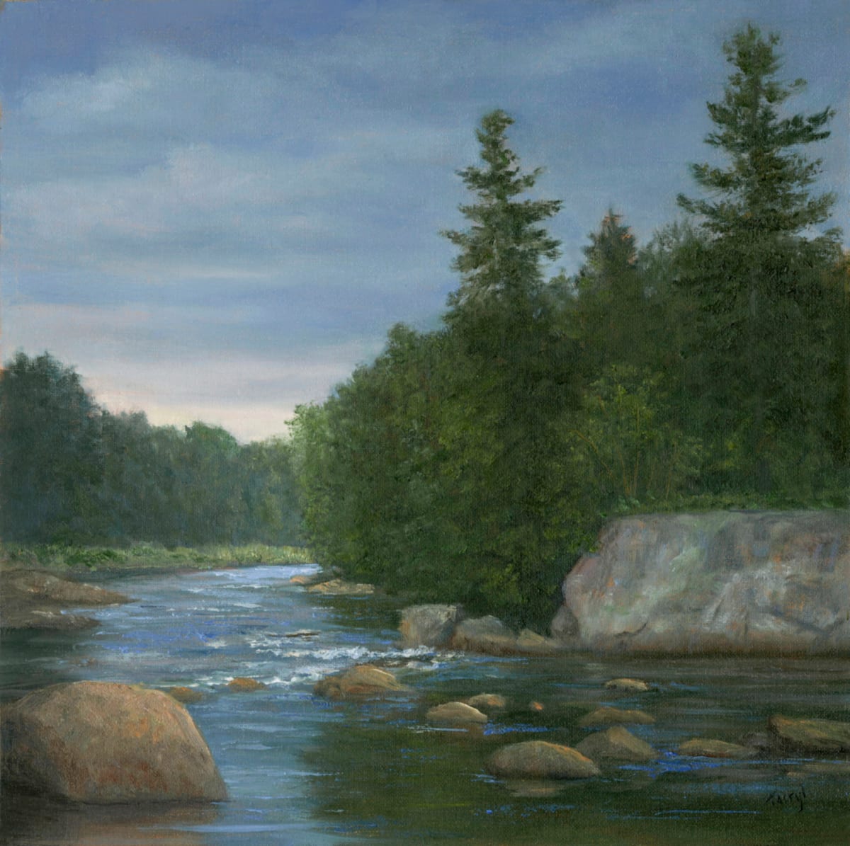 Skies Clearing over Moose River by Tarryl Gabel, Image 2.