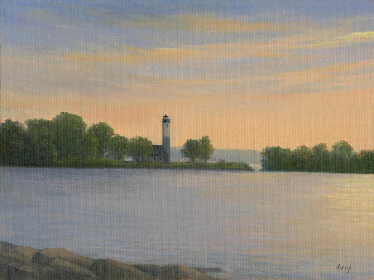 Ogdensburg Lighthouse by Tarryl Gabel 