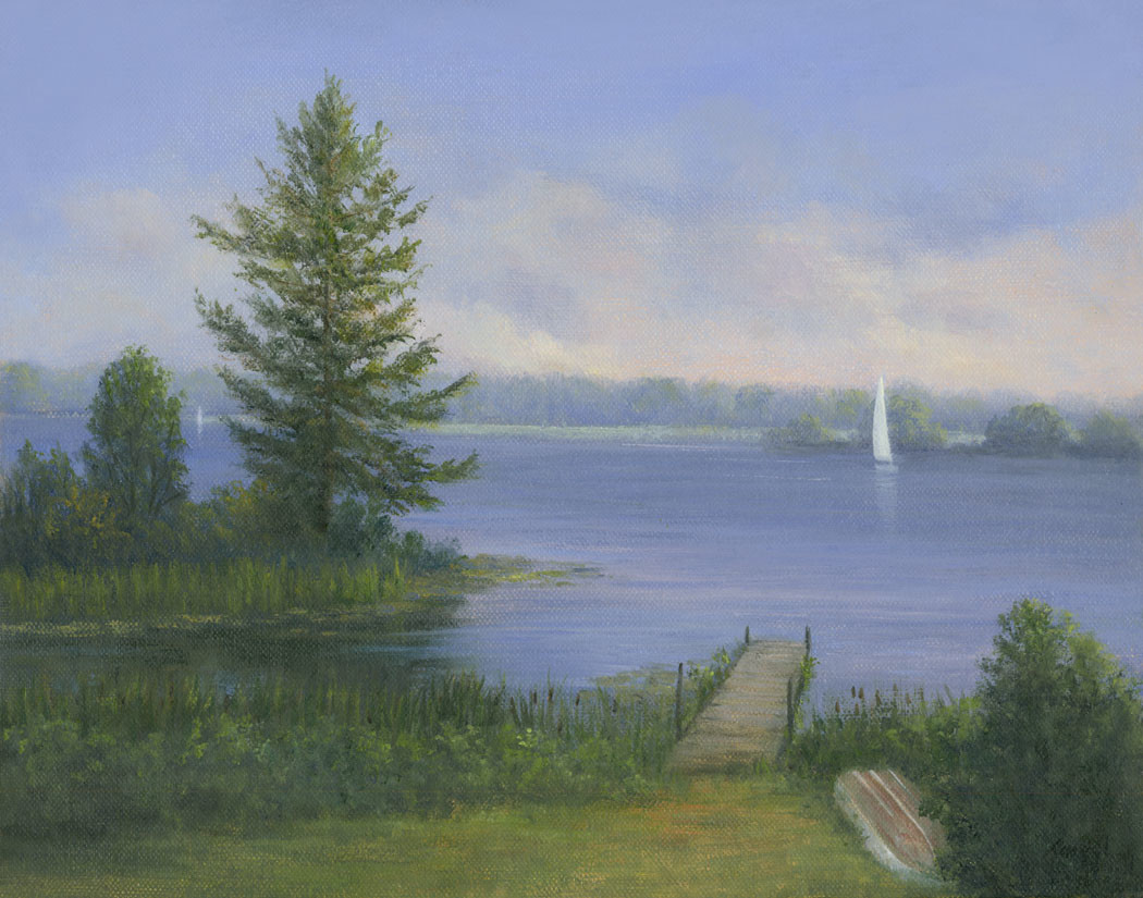 Old Dock, Chippewa Bay by Tarryl Gabel 