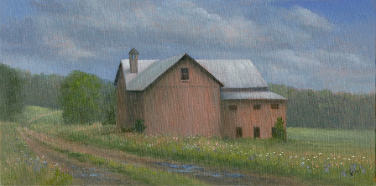 Rainy Day in the Country -Old Barn by Tarryl Gabel 