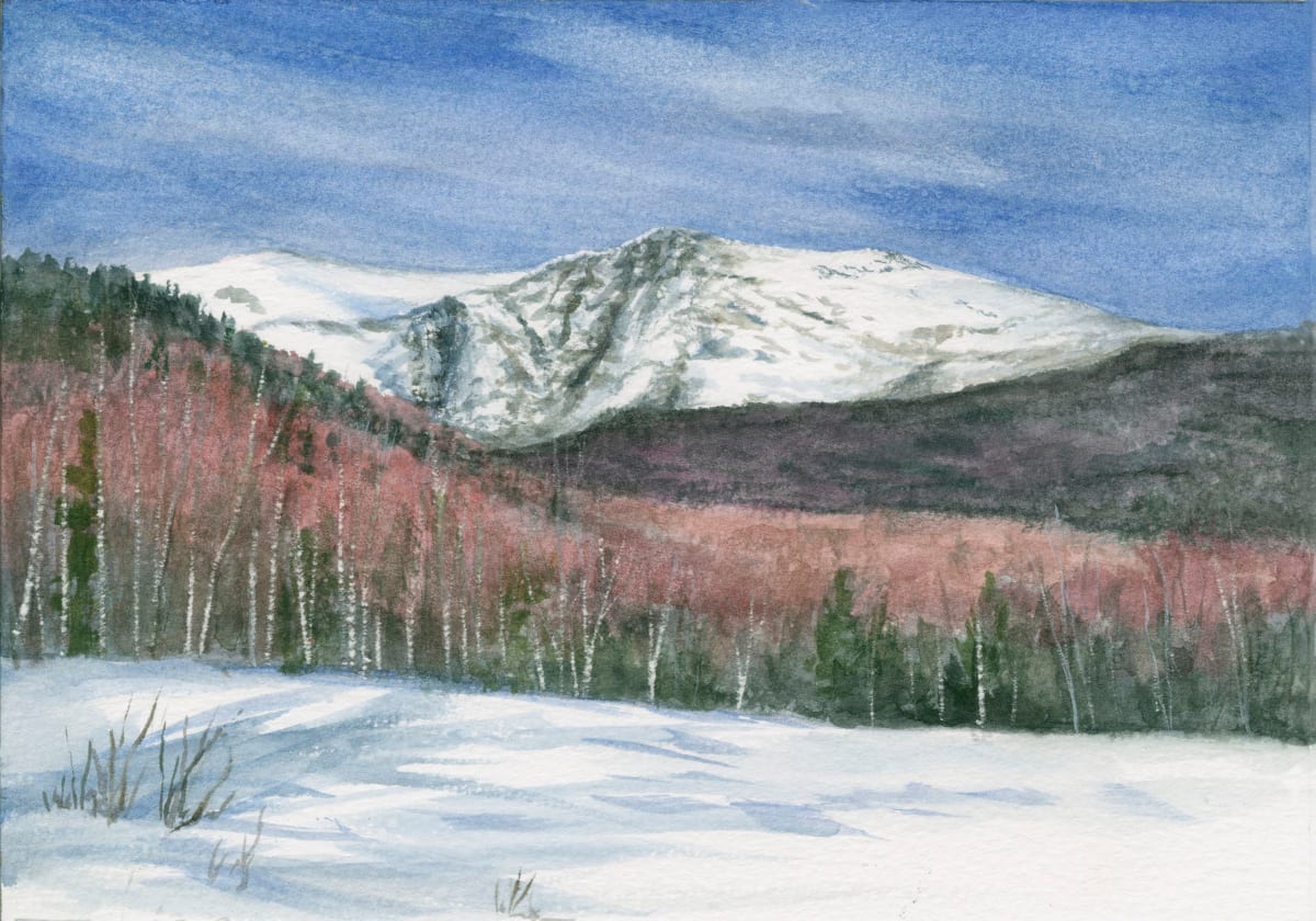 Pinkham Notch Watercolor by Tarryl Gabel 
