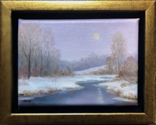 Winter scene mini 5 x 7 