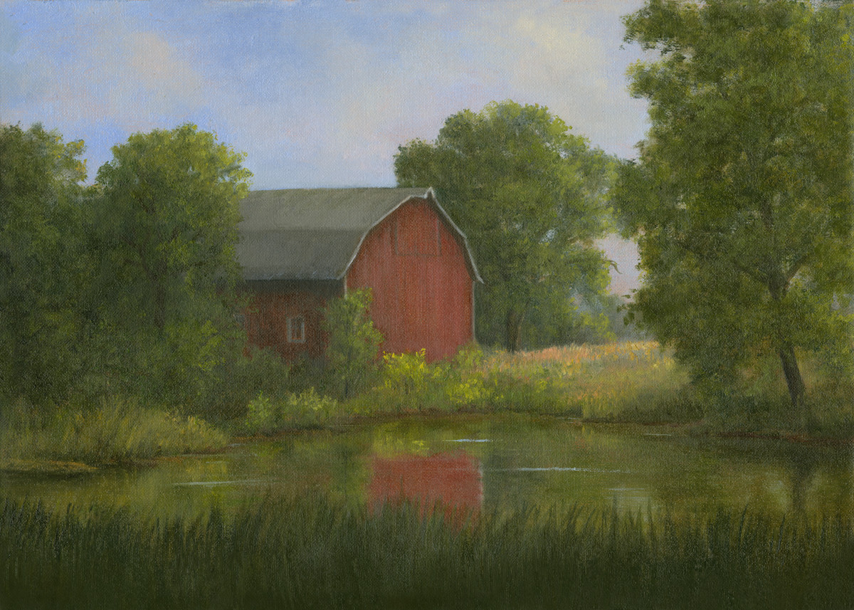 Old Red Barn by Tarryl Gabel 