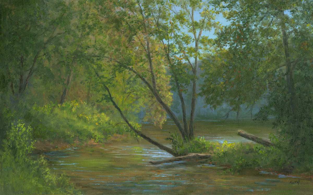 Along the river- Thunderstruck Road by Tarryl Gabel 