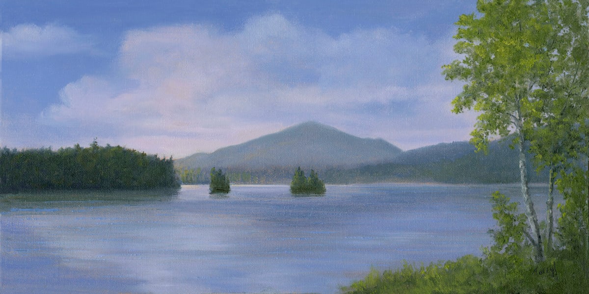 Sister Islands Lower Saranac by Tarryl Gabel 