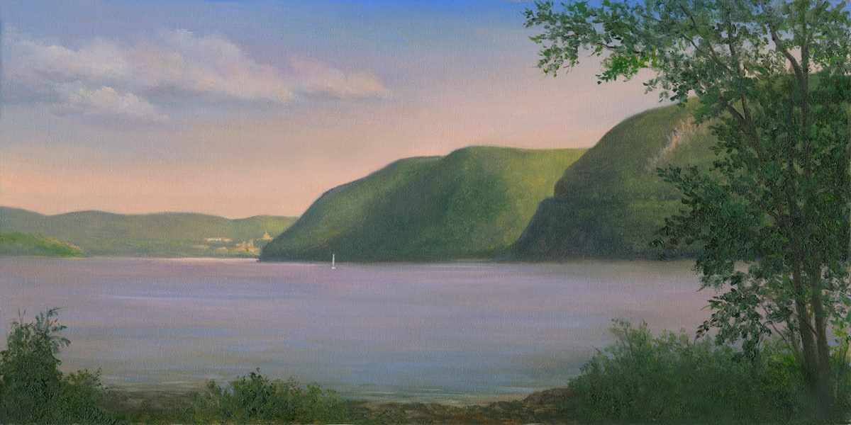 Looking south to West Point, from Bannerman's Island by Tarryl Gabel 