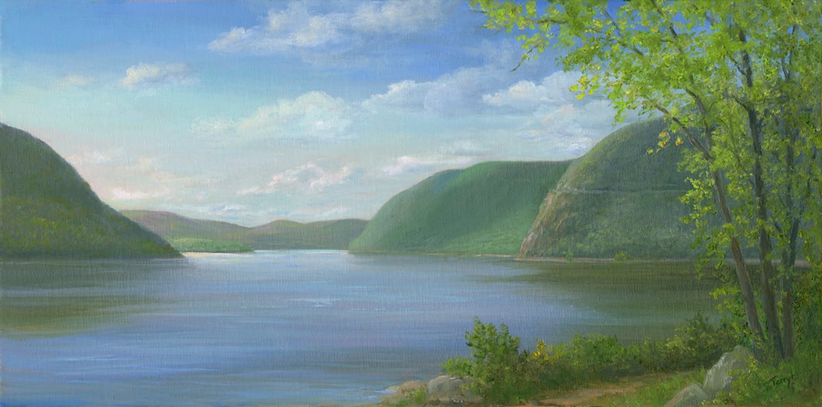 Southern View from Bannerman's, early spring by Tarryl Gabel 