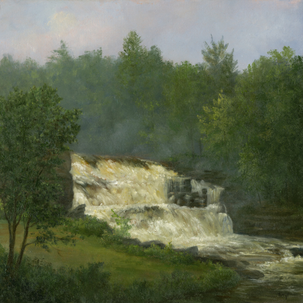 St. Regis Falls - Adirondacks by Tarryl Gabel 