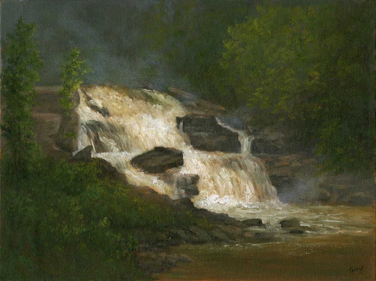 St. Regis Falls by Tarryl Gabel 