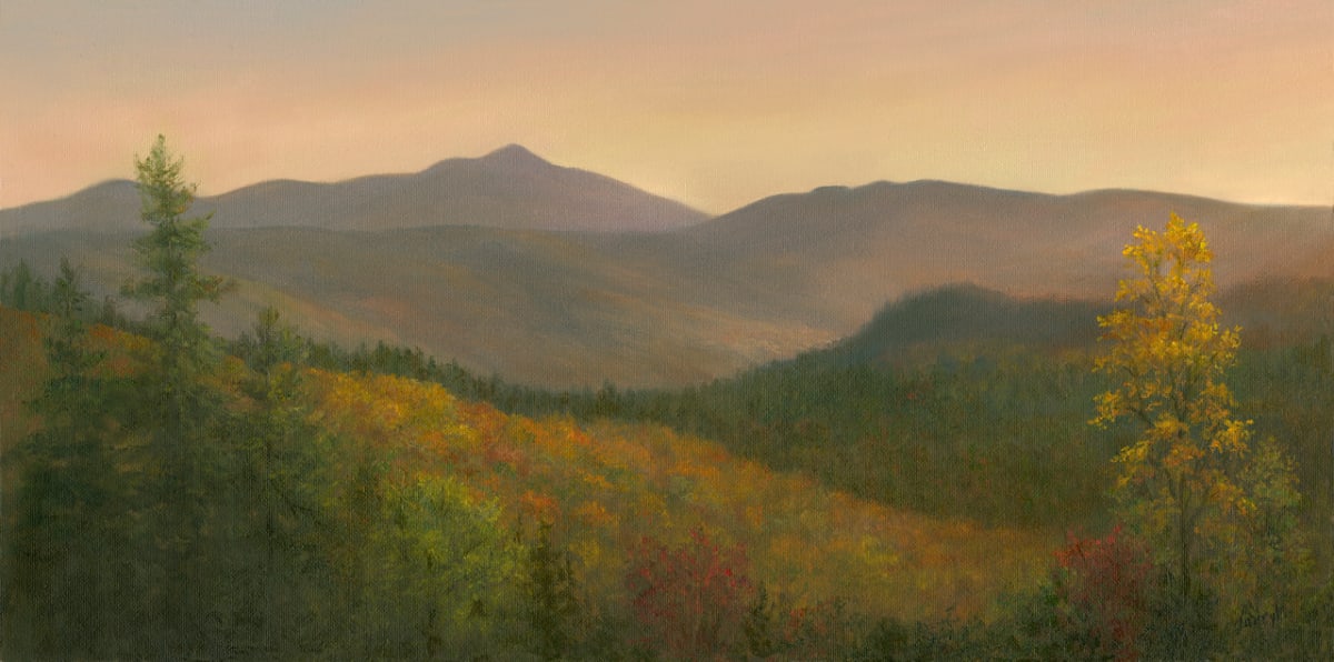 Sunset over Jackson, White Mountains, NH 