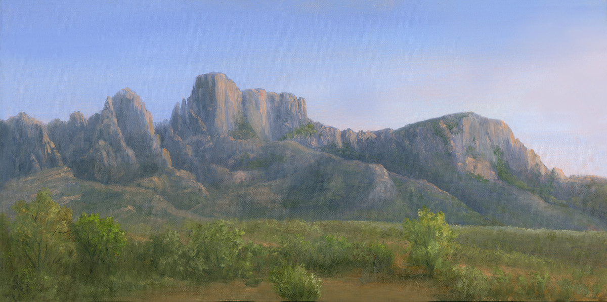 Sunset over the Catalina's, Tucson AZ by Tarryl Gabel 