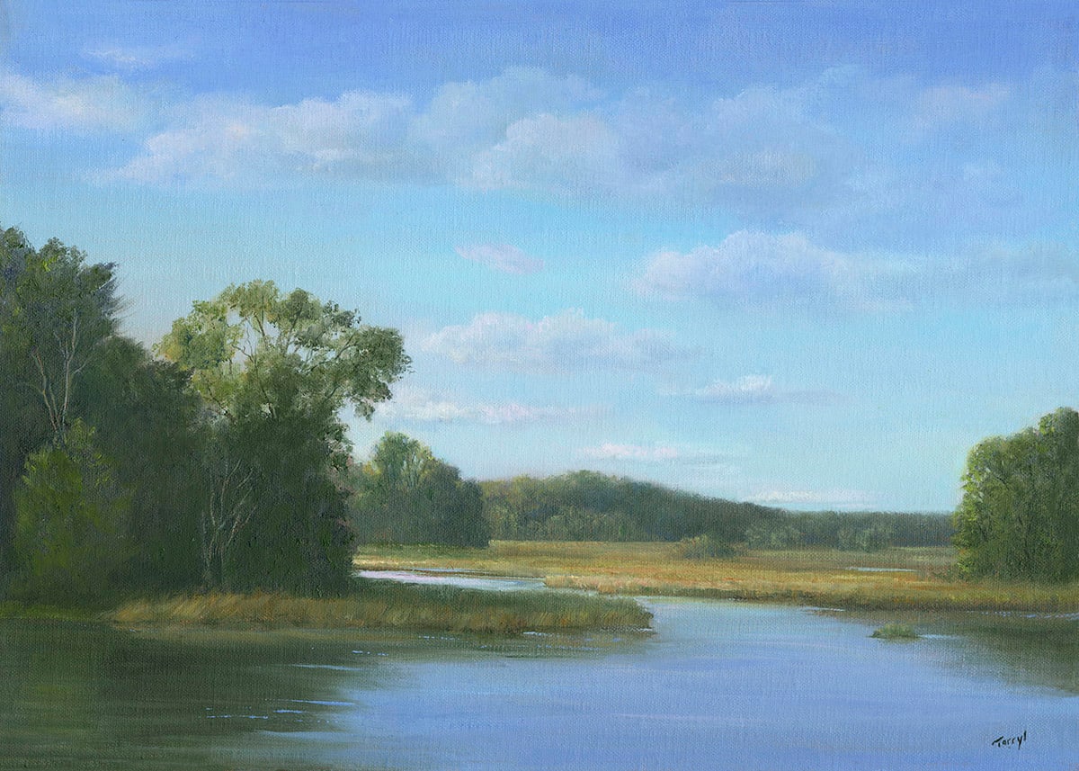 Tidal Marsh - Duxbury MA by Tarryl Gabel 