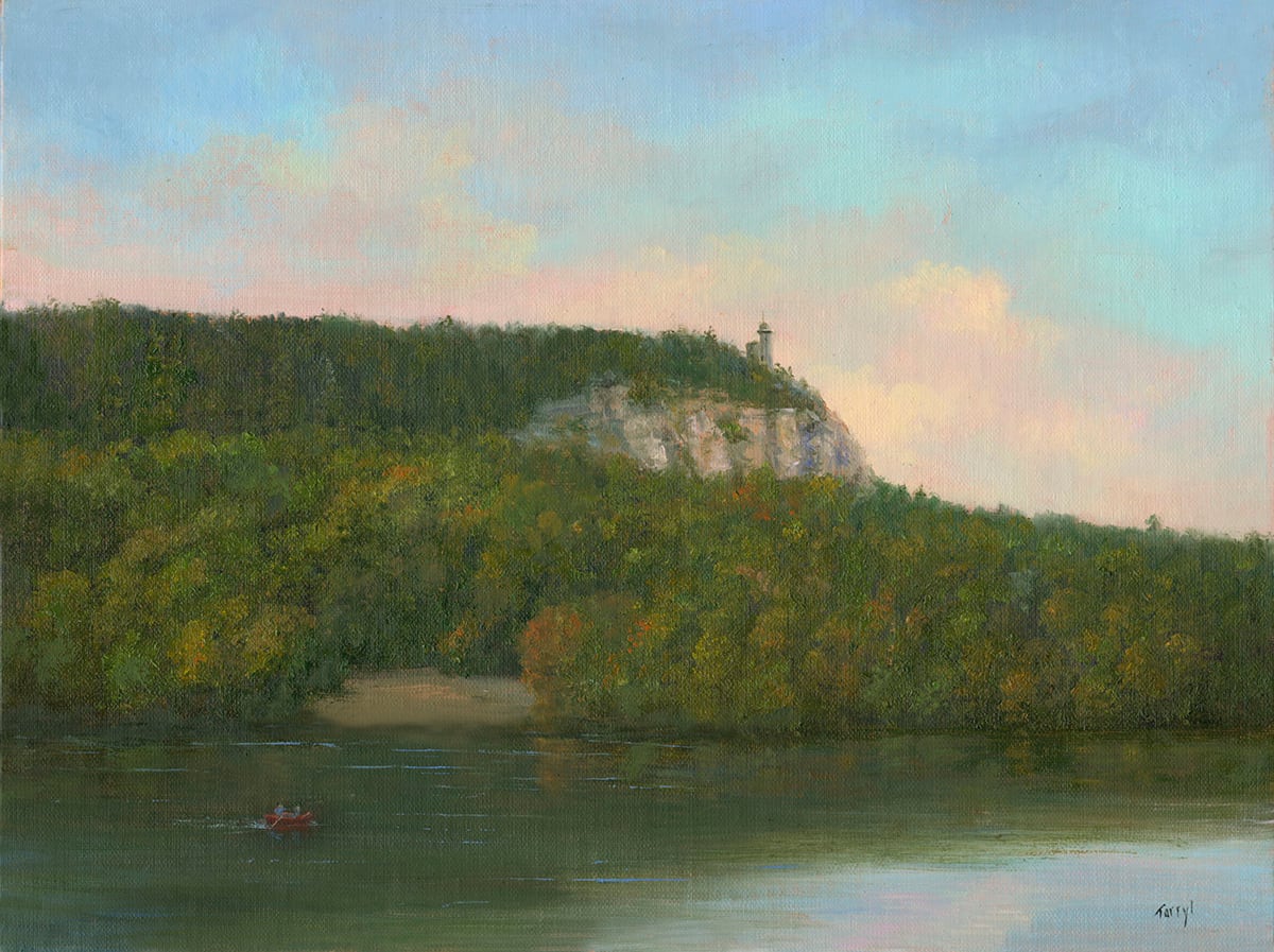 Fall morning, Mohonk Lake by Tarryl Gabel 