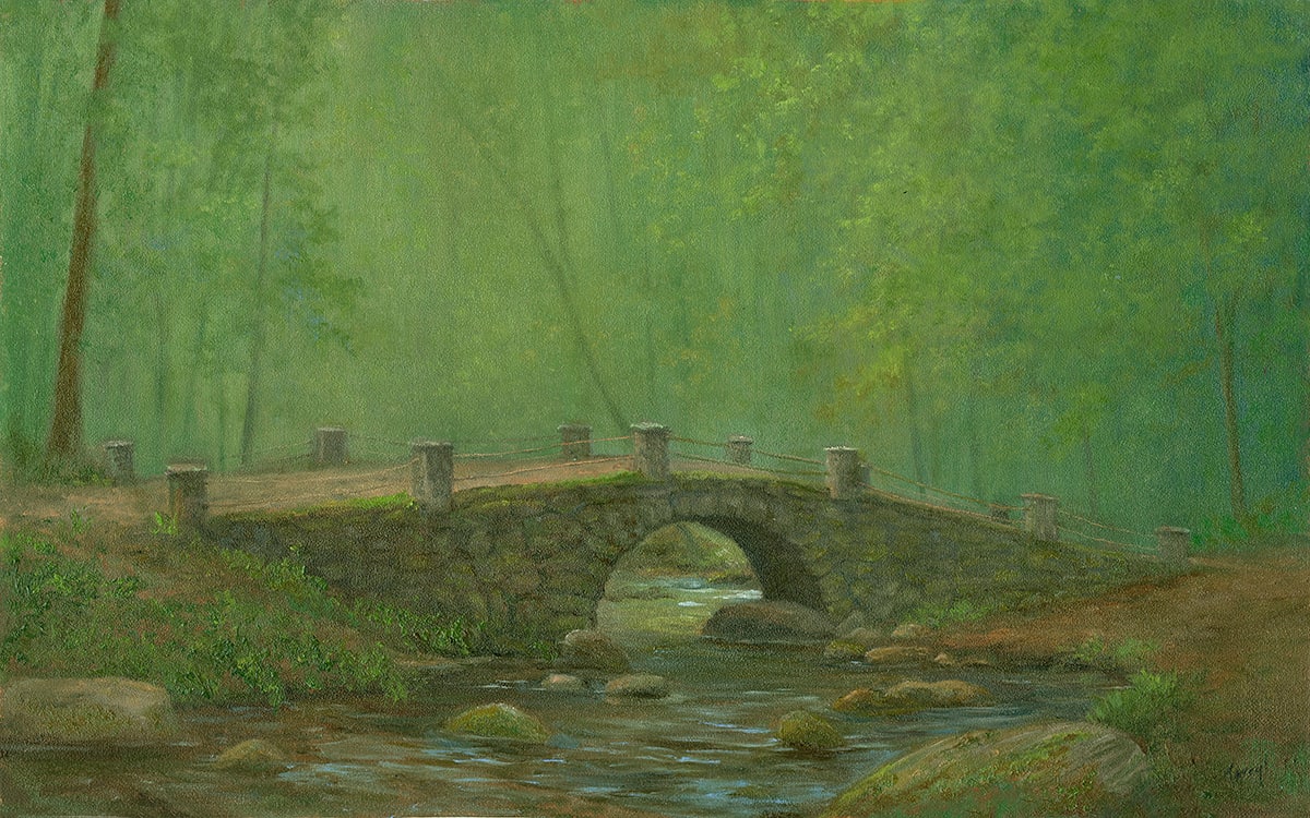 Troll Bridge, Elkmont Park, TN, Image 1.