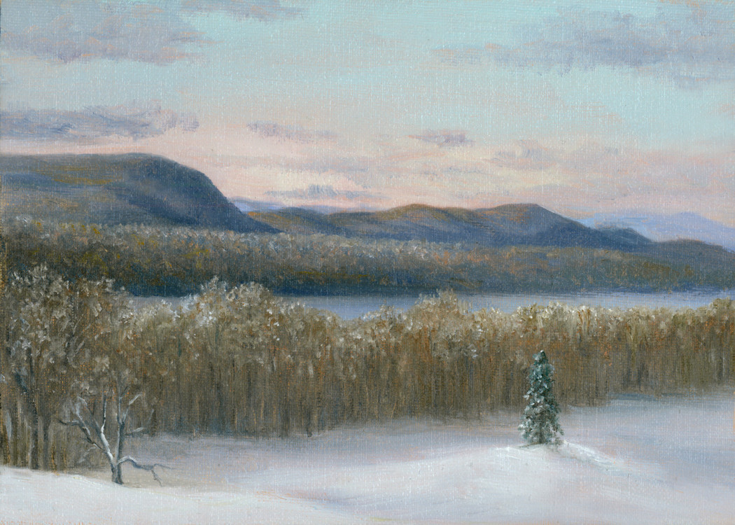 Winter Morning, Vanderbilt Overlook by Tarryl Gabel 