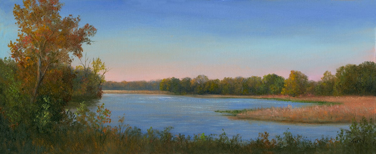 Creek and marsh at Kendal Farms by Tarryl Gabel 