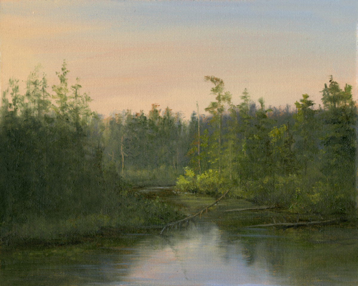 White Pine Road- Sunrise over the marsh by Tarryl Gabel 