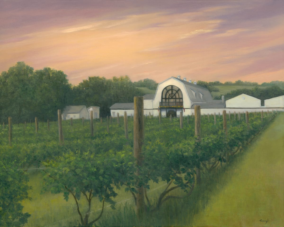 Millbrook Winery-spring sunset by Tarryl Gabel, Image 1.